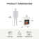 Tereza 29.7'' W Electric Fireplace