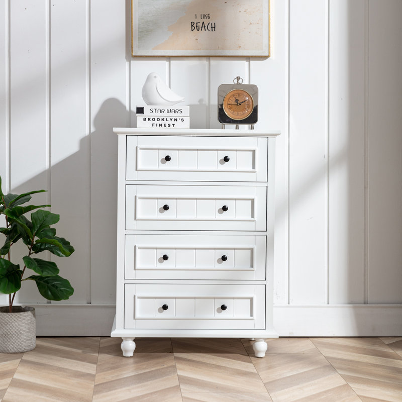 Amarilys 26'' W 4 - Drawer Dresser, White