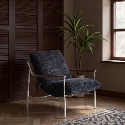 Fauteuil inclinable moderne et luxueux.