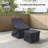 Allexis Wicker Outdoor Lounge Chair With Ottoman Patio Furniture Covers