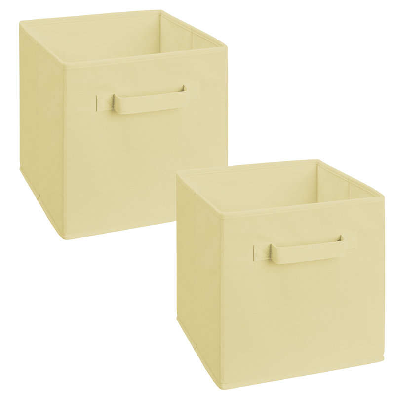 Cubeicals Fabric Drawer, Green, Set of 2