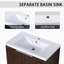 Meuble-lavabo à fermeture en douceur avec lavabo-224092716