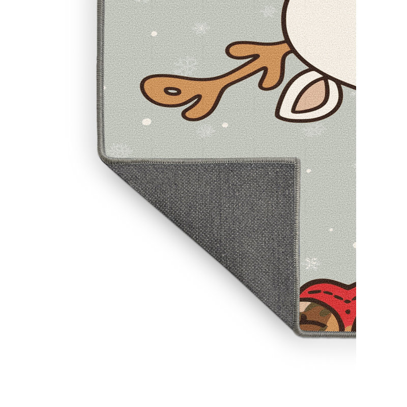 Tapis vacances de Noël The Holiday Aisle®, Rectangulaire 2 pi x 3 pi