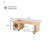 Movable Solid Wood Cat Hideaway Coffee Table