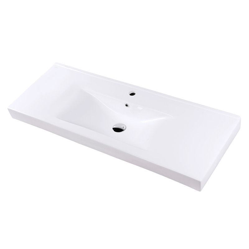 Spring 47.38'' W Single Vanity Top, Single Hole Faucet