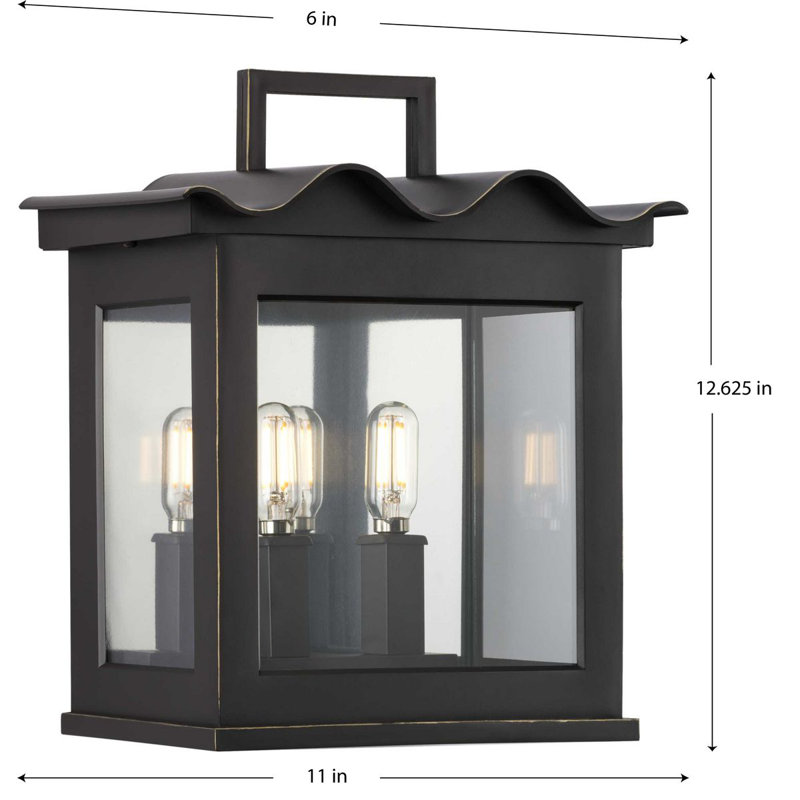 Point Dume Seamoor Galvanized Finish Outdoor Wall Lantern, Oil Rubbed Bronze
