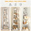 160cm H x 35cm W Metal Corner Bookcase