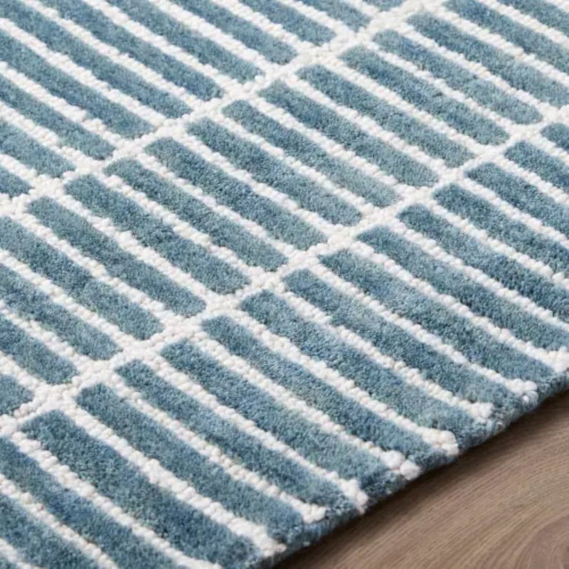 Tapis touffeté à la main Vista, Blue, Rectangle 10' x 14'