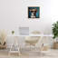 «Cool Dog» sur toile flottante encadrée gris-bleu par Roozbeh Bahramali-2082689670-2082689723