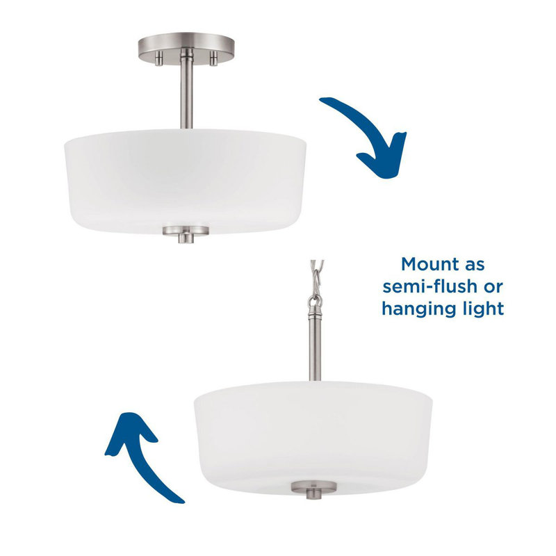 Aiana 2 - Light Shaded Pendant, Brushed Nickel