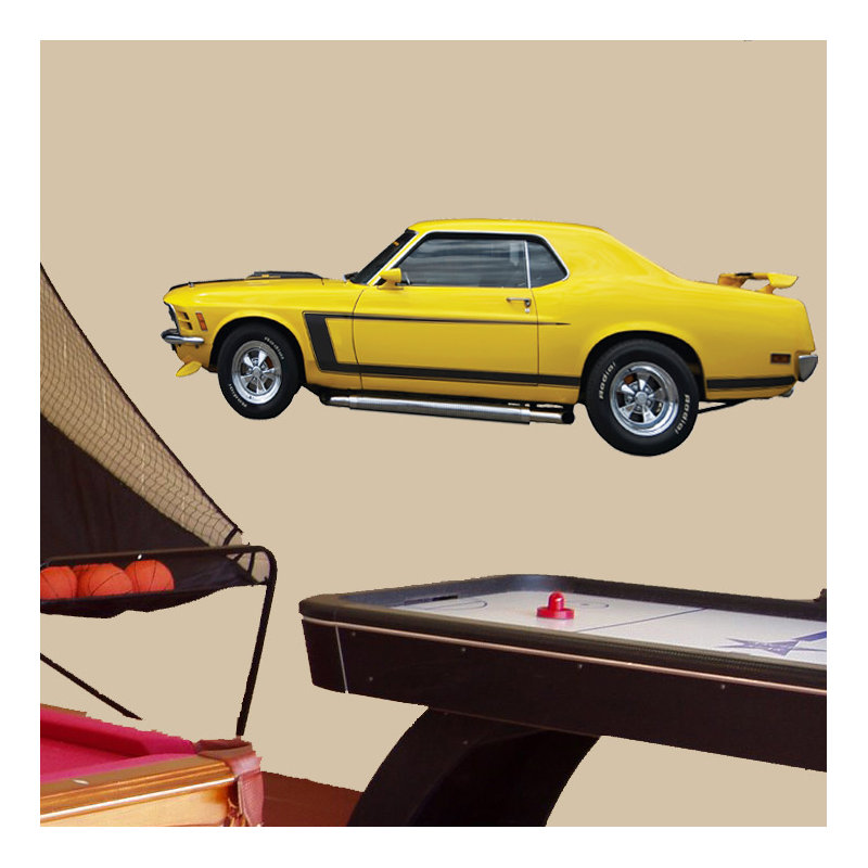Adhésif décoratif Mustang Coupe, H 7 po x l 24 po
