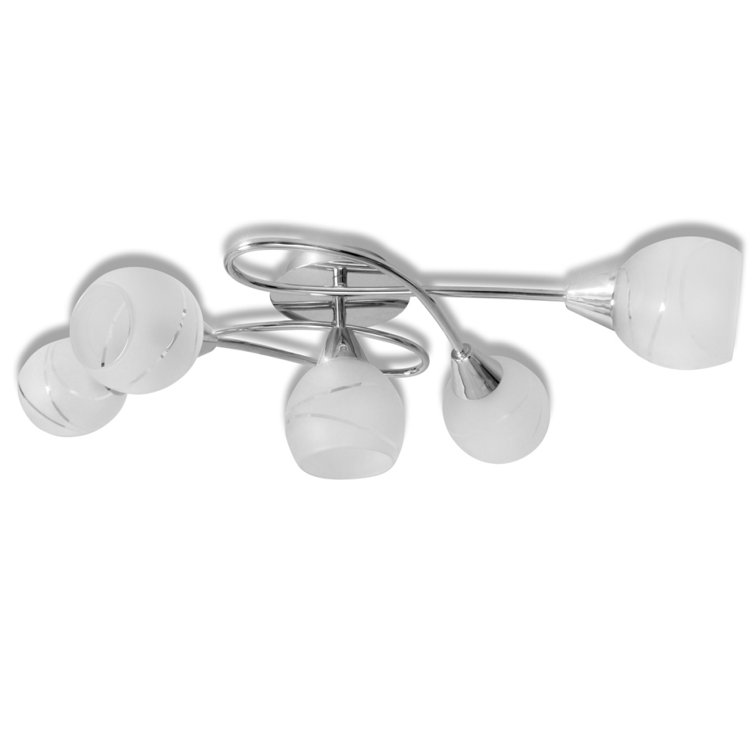 Glass Semi Flush Mount