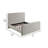 Upholstered Panel Bed Grey-976060751