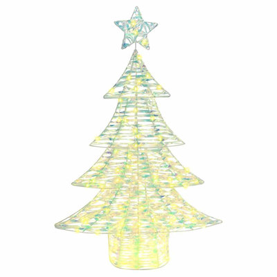 vidaXL Christmas Tree with 240 LEDs Acrylic