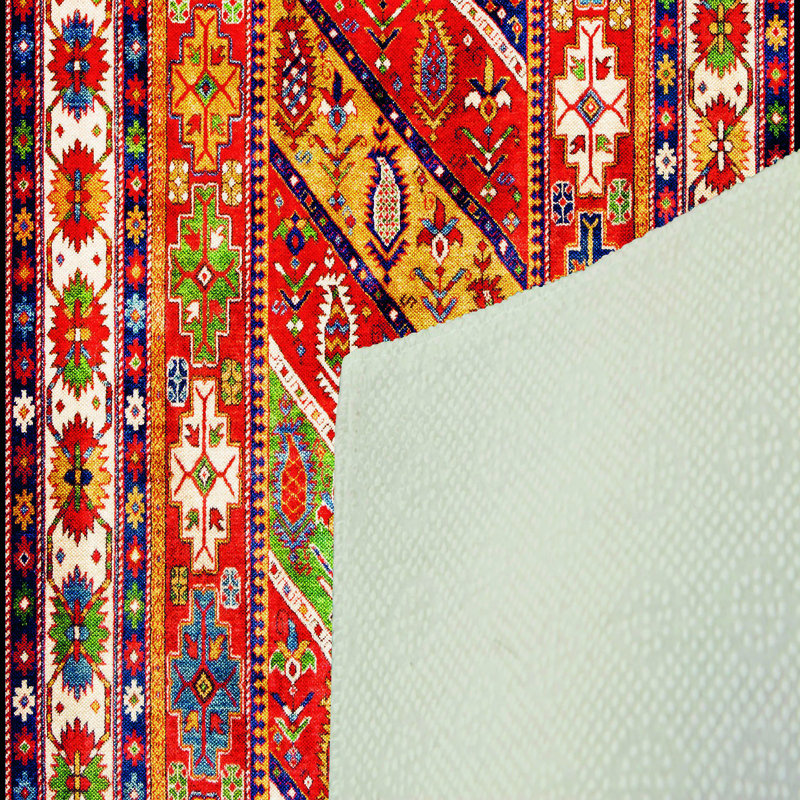 Elegant Hall Carpet, 31.5 x 78.7 inches | 100% Polyester, 0.4 inch Pile Height | Antibacterial, Non-Slip PVC Felt Dot Underside | Machine Washable, Durable Woven Design | Perfect for Entryways & Living Spaces