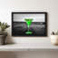 Pop Green Martini, reproduction sur toile-1290788784
