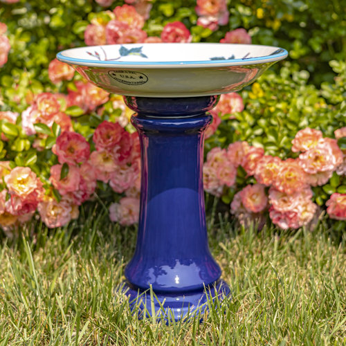 Wayfair | Ceramic Bird Baths You'll Love in 2023