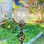 Piquet de jardin solaire en verre craquelé avec fleuron Exhart, 4 par 31 pouces Exhart-1329294217