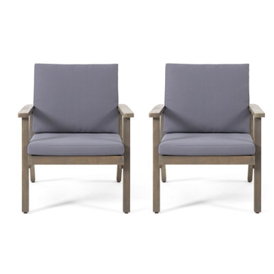 Channing Wood Outdoor Lounge Chair