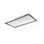 Stratus Isola 36 inch White Glass 295/395/600 CFM