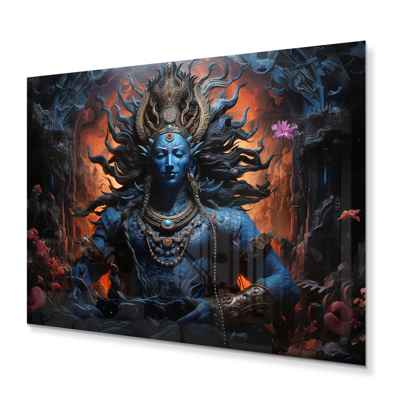 - Impression d'art mural en métal Hinduisim, H 24 po x l 32 po x P 1 po