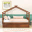 Lit en bois en forme de maison avec lit gigogne escamotable et tête de lit-2100750088-2100750091