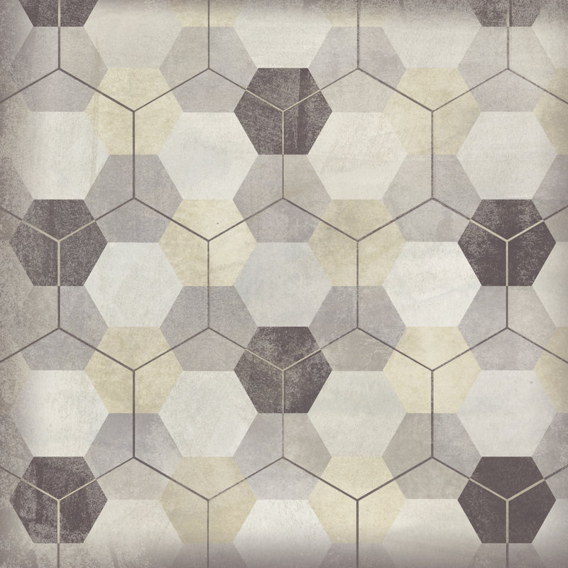 Carreau hexagonal vi, H 36 po x l 36 po