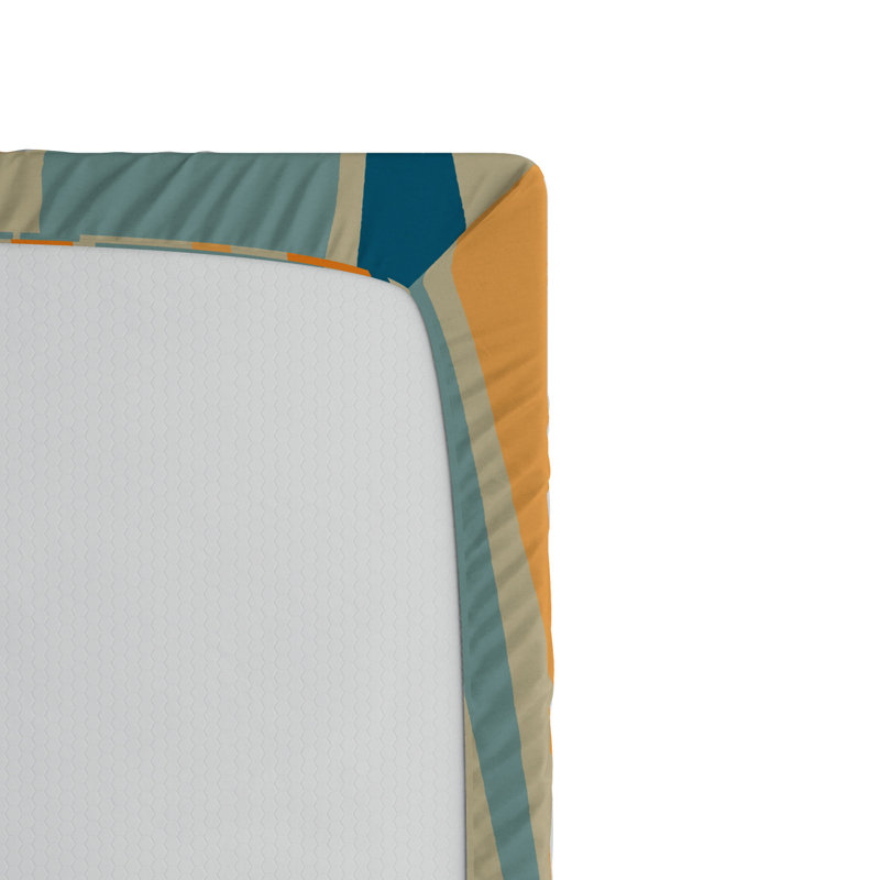 Microfiber Patterned Fitted Sheet, Twin XL Fitted Sheet