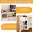 Multifunctional Folding Dining Table With Wall-Mounted Sideboard & Storage For Small Apartments