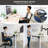 Mount-It! Adjustable Under Desk Keyboard Tray and Mouse Drawer Platform with Wrist Rest Pad, 17.25"