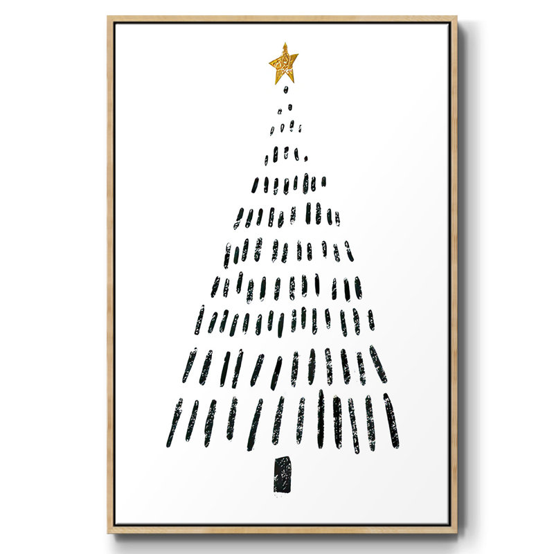 Arbre de Noël, H 41 po x l 27 po x P 1,5 po, Naturel