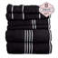 Ensemble de serviettes 8 pièces - Accessoires de salle de bain en coton avec 2 serviettes de bain, 2 serviettes à main, 2 débarbouillettes et 2 serviettes à doigts par Lavish Home-26602124