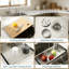 Évier de cuisine encastré / encastré à simple cuve en acier inoxydable-129752589-129752588