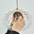 9.45"W Brushed Copper-finish Vintage Glass Pendant Light UL Listed-1172019547-1172019546-1172019543