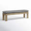 Coastal Teak Vienna Coastal Teak Outdoor Dining Bench-98127461