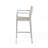 29.50" Barstools With Silver Rust-Proof Aluminum Frame, Grey Mesh, Set Of 2-305911617