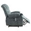 Le fauteuil électrique électrique Power Lift, adapté aux personnes âgées, avec fonctions de chauffage et de vibration, avec USB, peut être utilisé pour s'allonger. Bleu-1345218115