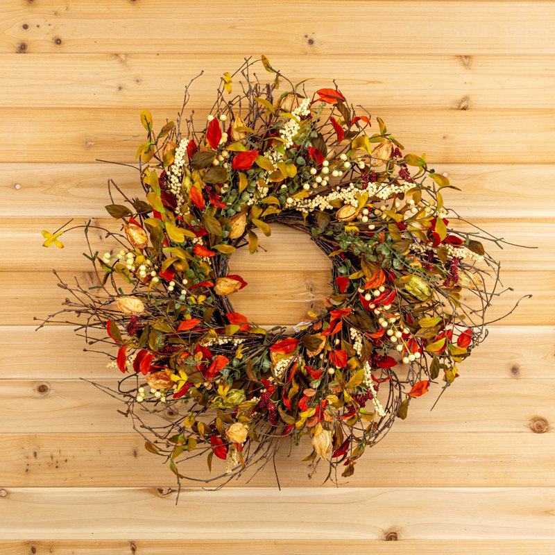 23" Wood Wreath