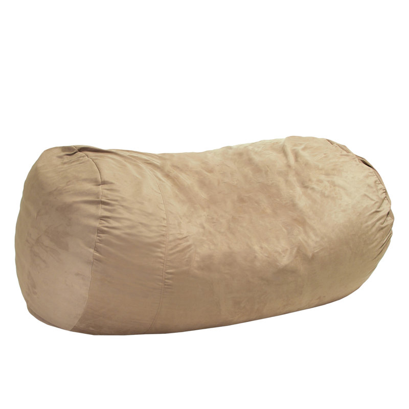 Fauteuil à billes cylindrique en suède Jasper