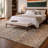 Premium Machine Washable Dream Shag Horizontal Bars Rug-670556979-670556934
