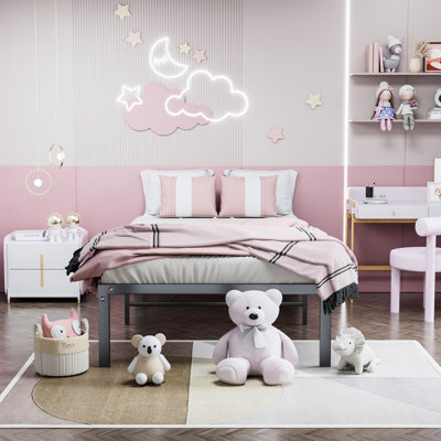 Metal Platform Bed Frame ,Sturdy Metal Frame