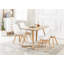 Thomasin Modern  Scandinavian Minimalist Dining Chairs with Faux Leather Cushions and Solid Wood Legs - Side Chair for Dining Room Kitchen Office-188020925-260027890