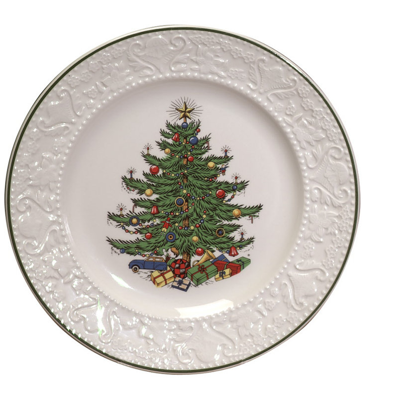 Assiette à salade ronde en relief 8,25 po Leyte Dickens