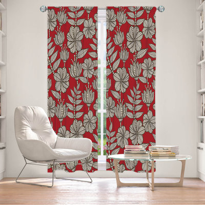 Rideau en polyester Kirtley