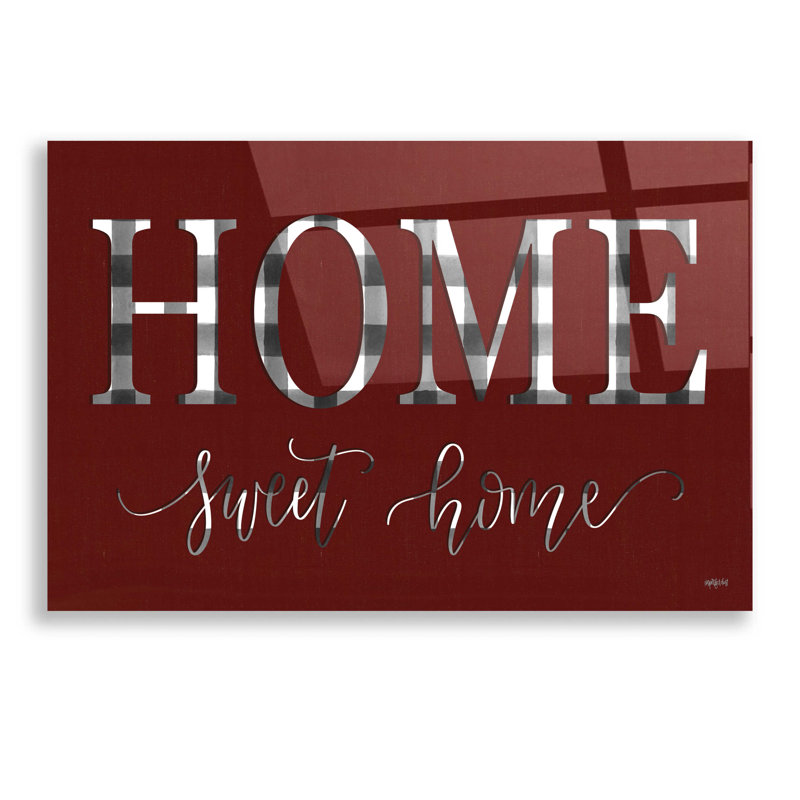 Home Buffalo Check by Imperfect Dust Textual Art