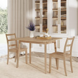 Aremy Rectangular 3-Piece Extendable Drop Leaf Dining Set