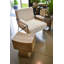 Tabouret d'appoint en bois massif Ramsdell
