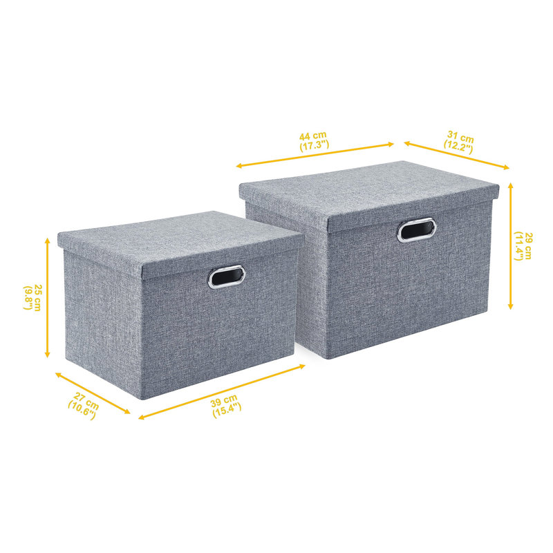 Brayden Studio Fabric Decorative Bin