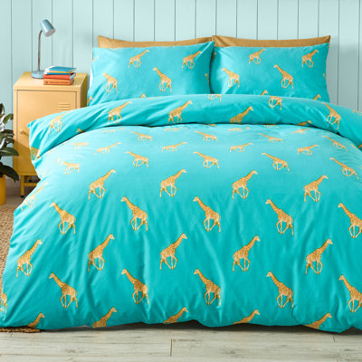 Havin A Giraffe Reversible Duvet Cover Set