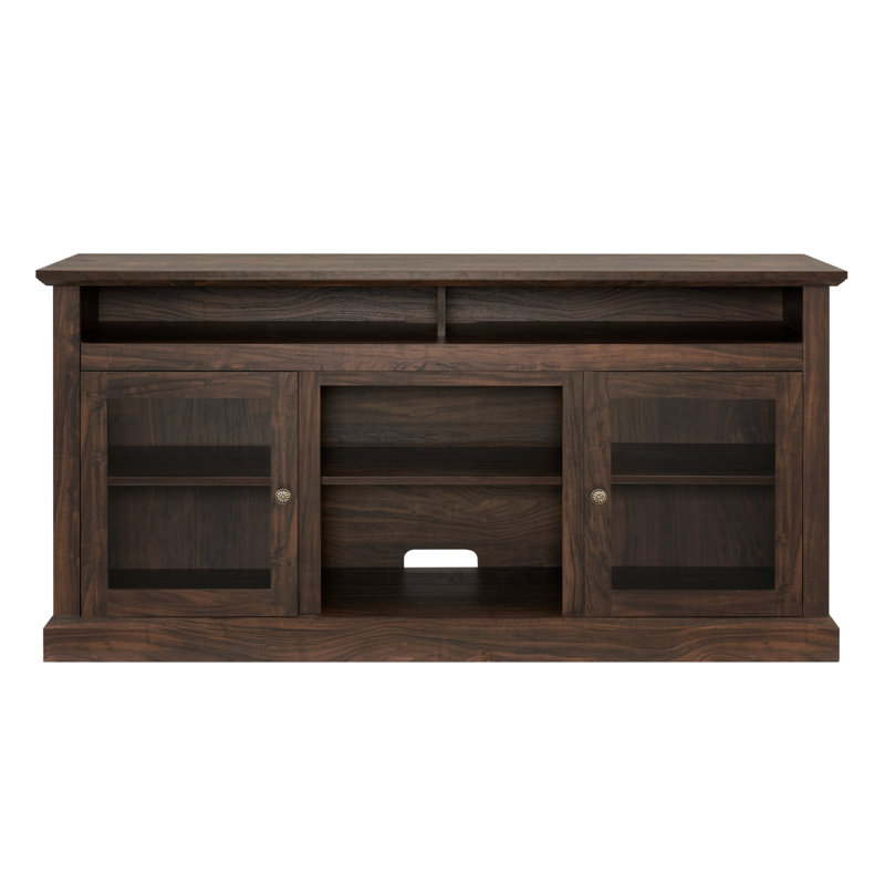 Contemporary TV Media Stand Modern Entertainment Console For TV Up To 65" With Open And Closed Storage Space, 60"W*15.75"D*29"H
